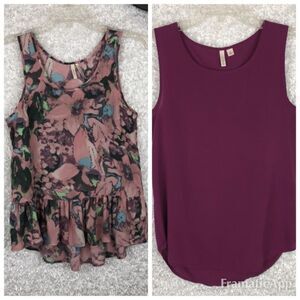 Frenchi - 2 Sheer Tank Top Size XS